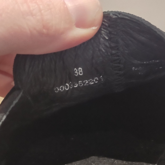 Free People Leighton black suede leather penny loafer slip on shoes 8 - Picture 6 of 7